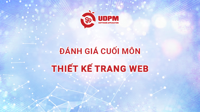 Đánh giá cuối môn WEB107